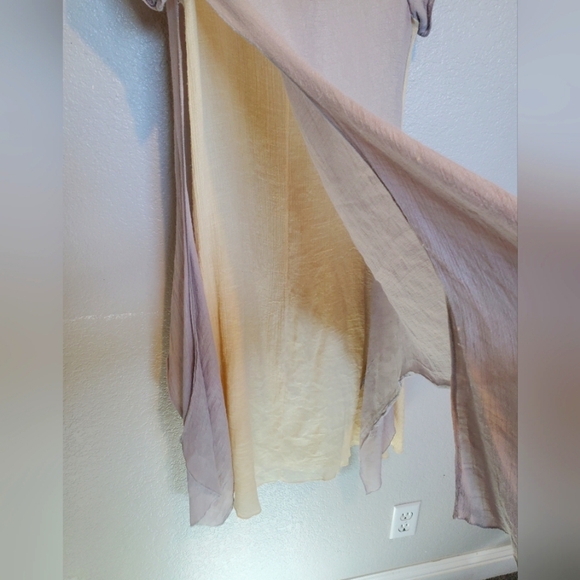 💚5/$25 Lagenlook Layered Gauzy Tunic Shift Dress Size Small - Picture 4 of 4